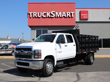 USED 2022 CHEVROLET 4500HD FLATBED TRUCK #14182