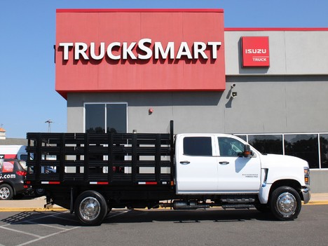USED 2022 CHEVROLET 4500HD FLATBED TRUCK #14182-10