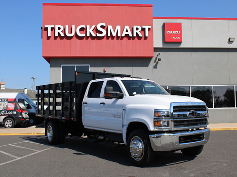 USED 2022 CHEVROLET 4500HD FLATBED TRUCK #14182-3
