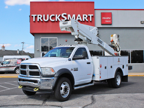 USED 2016 RAM 5500 BUCKET BOOM TRUCK #14206