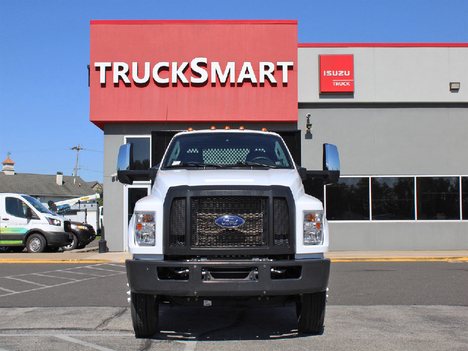 USED 2019 FORD F650 FLATBED TRUCK #14208-2
