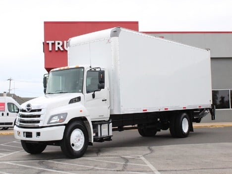 USED 2020 HINO 268 BOX VAN TRUCK #14215