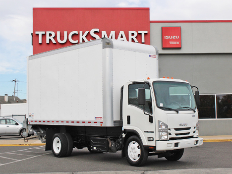 USED 2020 ISUZU NRR BOX VAN TRUCK #14220-3