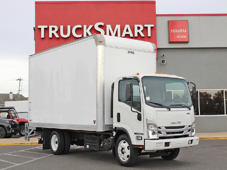 USED 2023 ISUZU NPR-XD BOX VAN TRUCK #14228-3