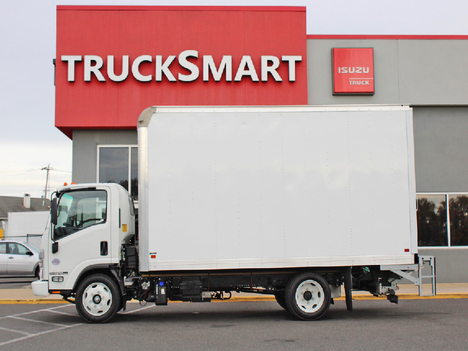 USED 2023 ISUZU NPR-XD BOX VAN TRUCK #14228-4