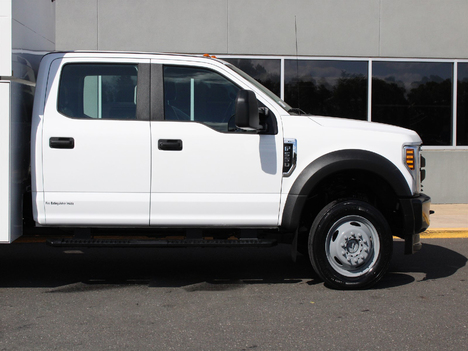 USED 2019 FORD F550 CHIPPER DUMP TRUCK #14229-15