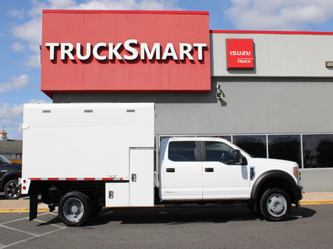USED 2019 FORD F550 CHIPPER DUMP TRUCK #14229-16