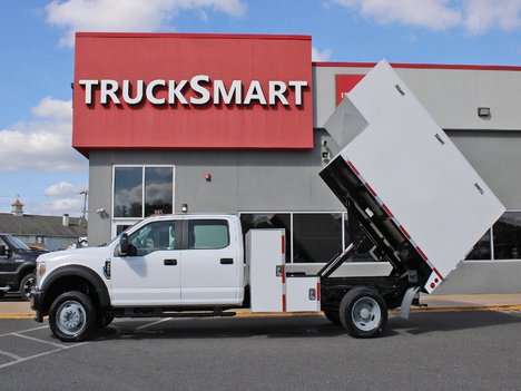 USED 2019 FORD F550 CHIPPER DUMP TRUCK #14229-4