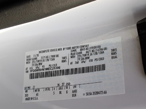 USED 2021 FORD F550 SWITCH-N-GO TRUCK #14254-28