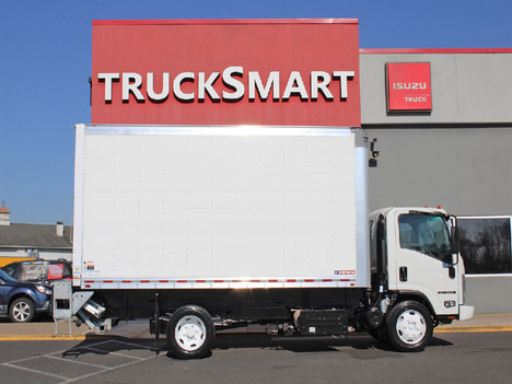 USED 2020 ISUZU NRR BOX VAN TRUCK #14291-9