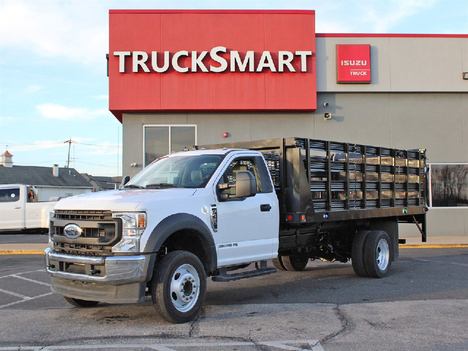USED 2021 FORD F550 FLATBED TRUCK #14294-3
