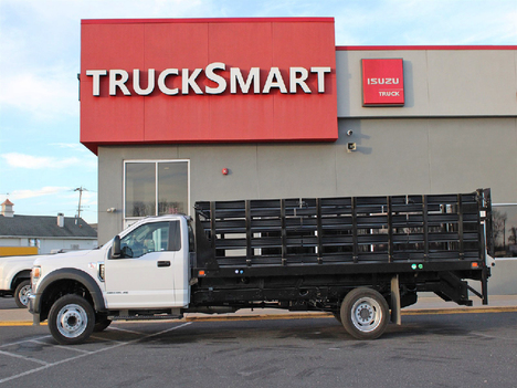 USED 2021 FORD F550 FLATBED TRUCK #14294-4
