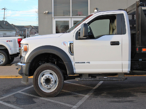 USED 2021 FORD F550 FLATBED TRUCK #14294-5