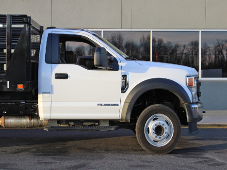 USED 2021 FORD F550 FLATBED TRUCK #14294-8