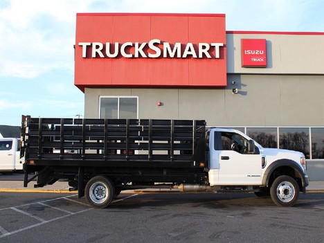 USED 2021 FORD F550 FLATBED TRUCK #14294-9