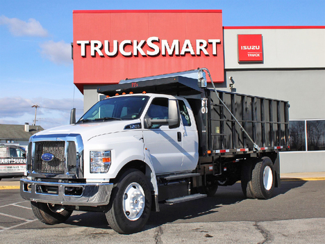 USED 2021 FORD F650 DUMP TRUCK #14296-2