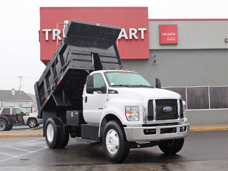 USED 2019 FORD F750 DUMP TRUCK #14442-5