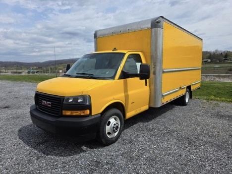 2021 GMC 3500 Box Van Truck #9098