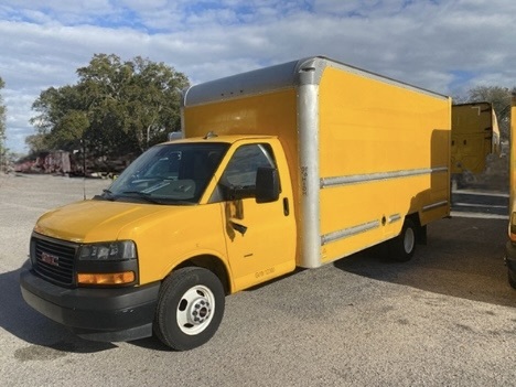 2021 GMC 3500 Box Van Truck #9099