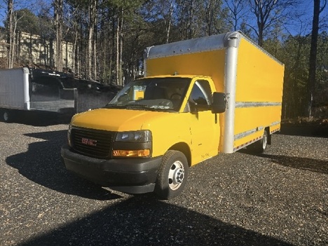 2021 GMC 3500 Box Van Truck #9108