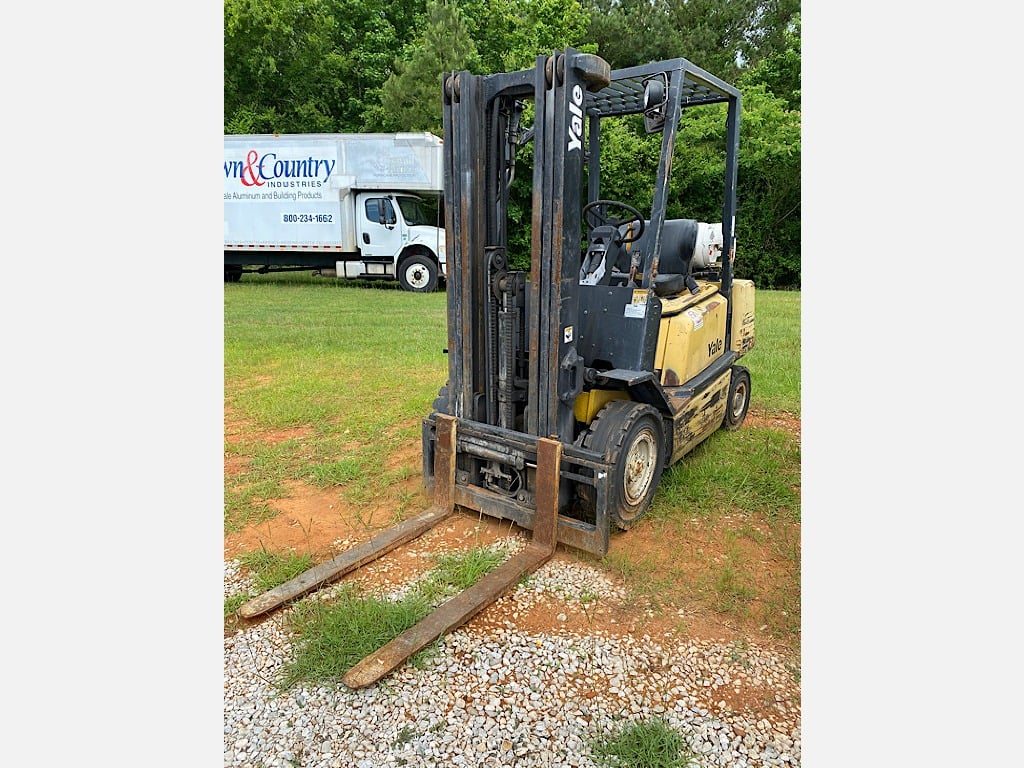 USED 2003 YALE GLP050 MAST FORKLIFT EQUIPMENT #3083