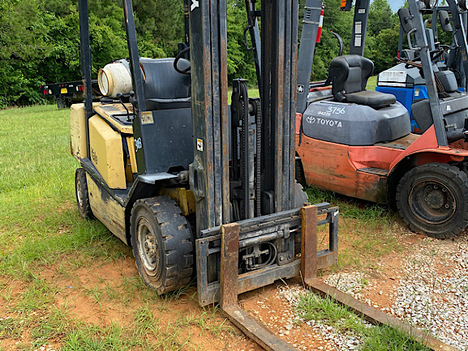 USED 2003 YALE GLP050 MAST FORKLIFT EQUIPMENT #3083-4