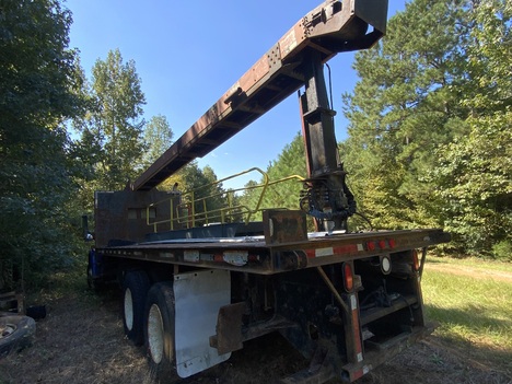 USED 2004 FREIGHTLINER FL-80 FLATBED TRUCK #3204-4