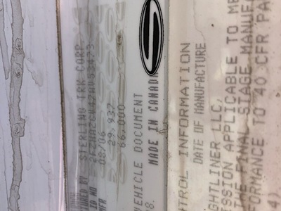 USED 2007 STERLING SHEETROCK BOOM FLATBED TRUCK #3618-15
