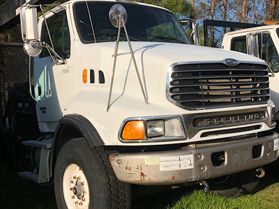 USED 2006 STERLING SHEETROCK BOOM FLATBED TRUCK #3620-2