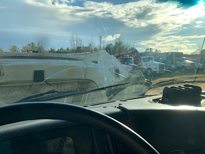 USED 2006 STERLING SHEETROCK BOOM FLATBED TRUCK #3620-7