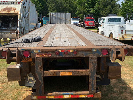 USED 2004 GREAT DANE 45' FLATBED TRAILER #3833-4