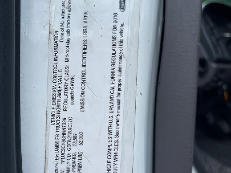 USED 2016 FREIGHTLINER M2 TANDEM AXLE DAYCAB TRUCK #4605-15