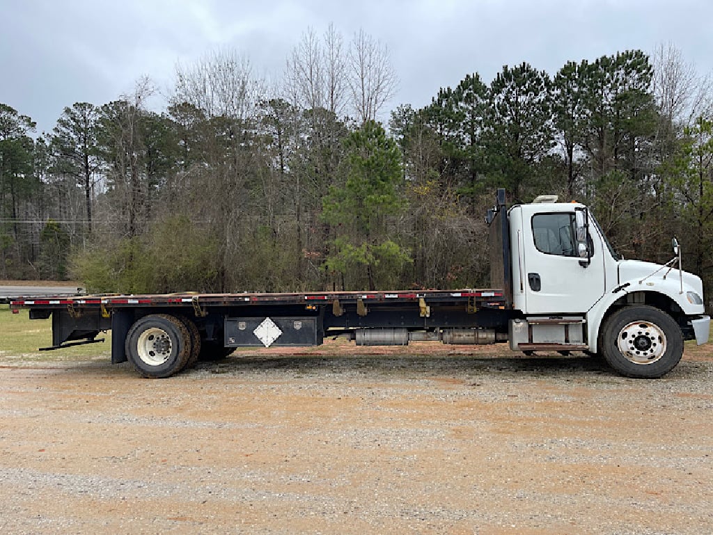 USED 2014 FREIGHTLINER M2 FLATBED TRUCK #4636