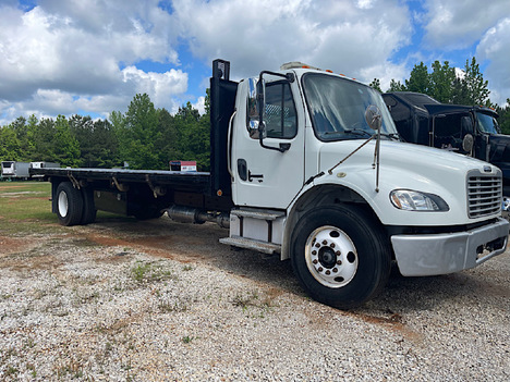 USED 2014 FREIGHTLINER M2 FLATBED TRUCK #4636-2