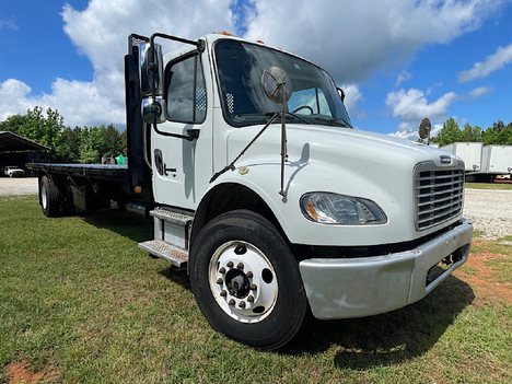USED 2014 FREIGHTLINER M2 FLATBED TRUCK #4636-3