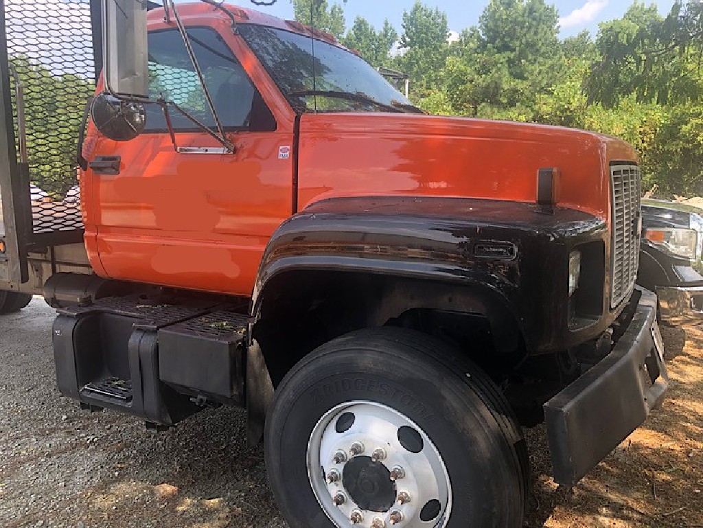 USED 2002 CHEVROLET C7500 FLATBED TRUCK FOR SALE IN AL 4660