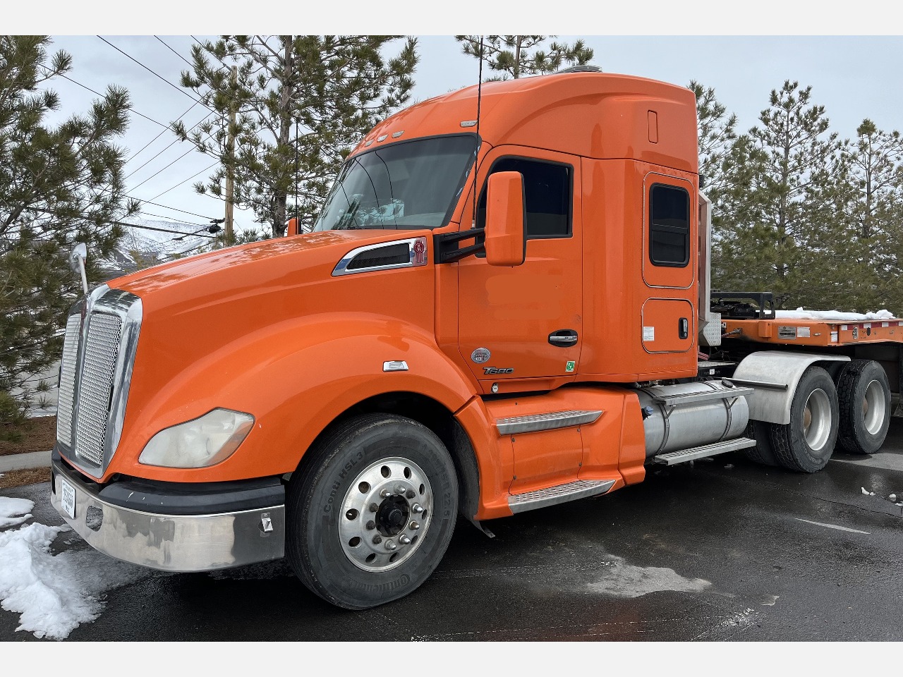 USED 2016 KENWORTH T680 TANDEM AXLE SLEEPER TRUCK #4711