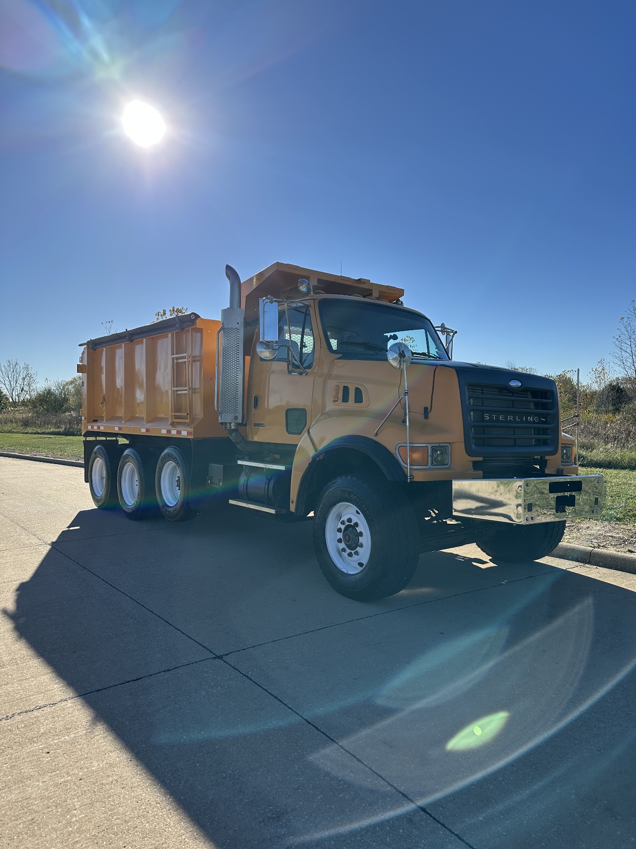 2003 STERLING LT9511 TRI-AXLE STEEL DUMP TRUCK FOR SALE #7444