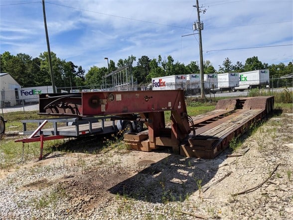 USED 1988 ROGERS 51 TON LOWBOY TRAILER #2450