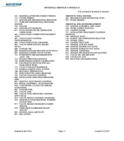 USED 2017 INTERNATIONAL PROSTAR SLEEPER TRUCK #2844-13