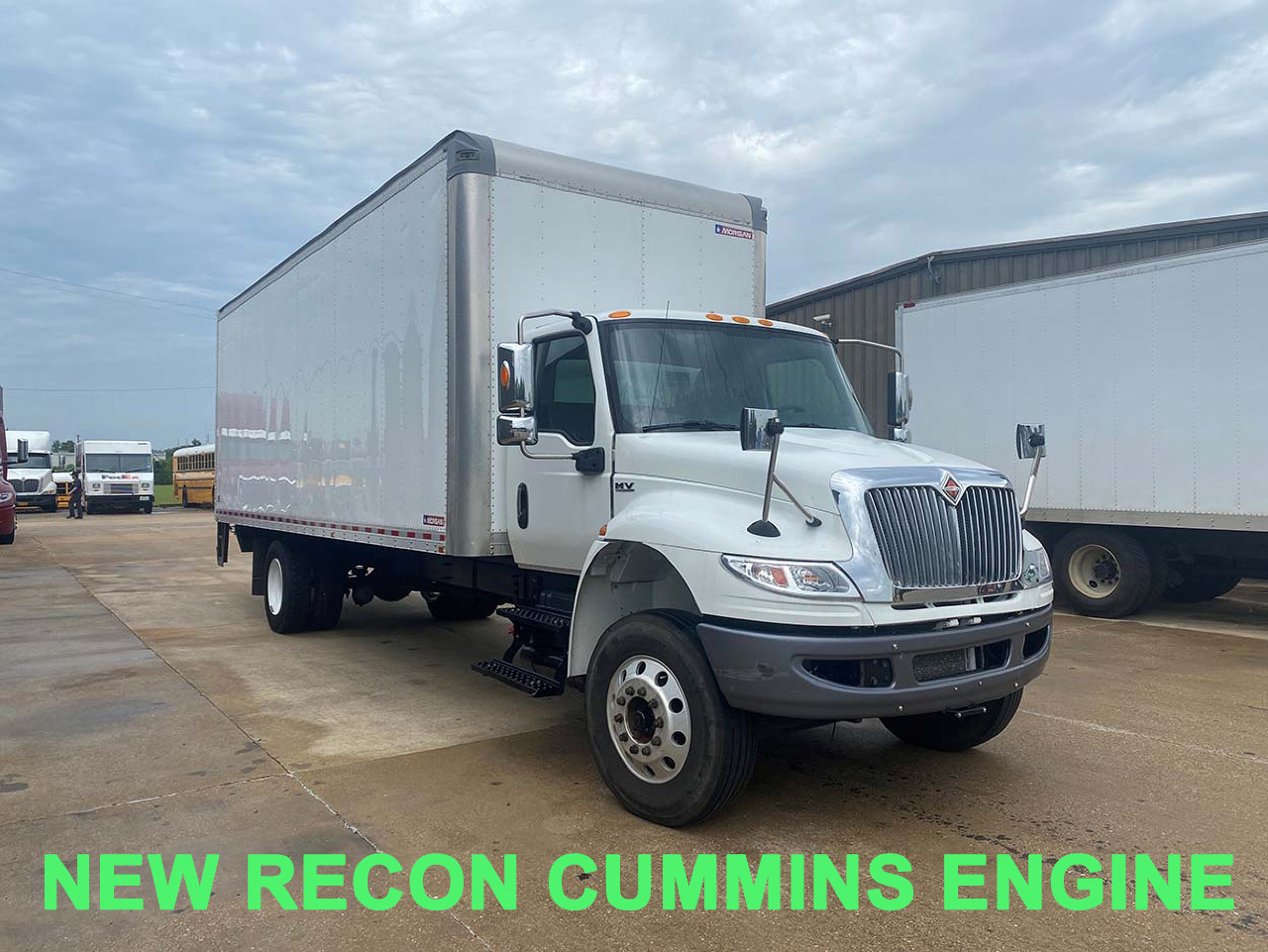 USED 2021 INTERNATIONAL MV BOX VAN TRUCK #2911