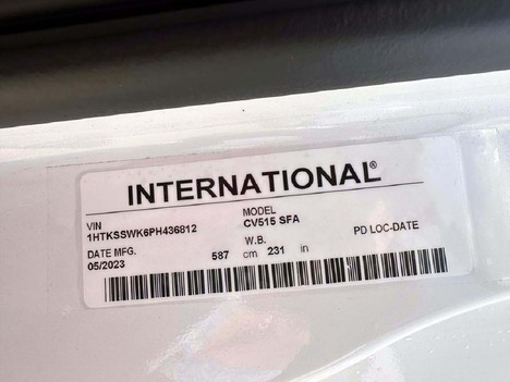 NEW 2023 INTERNATIONAL CV ROLLBACK TOW TRUCK #3036-9