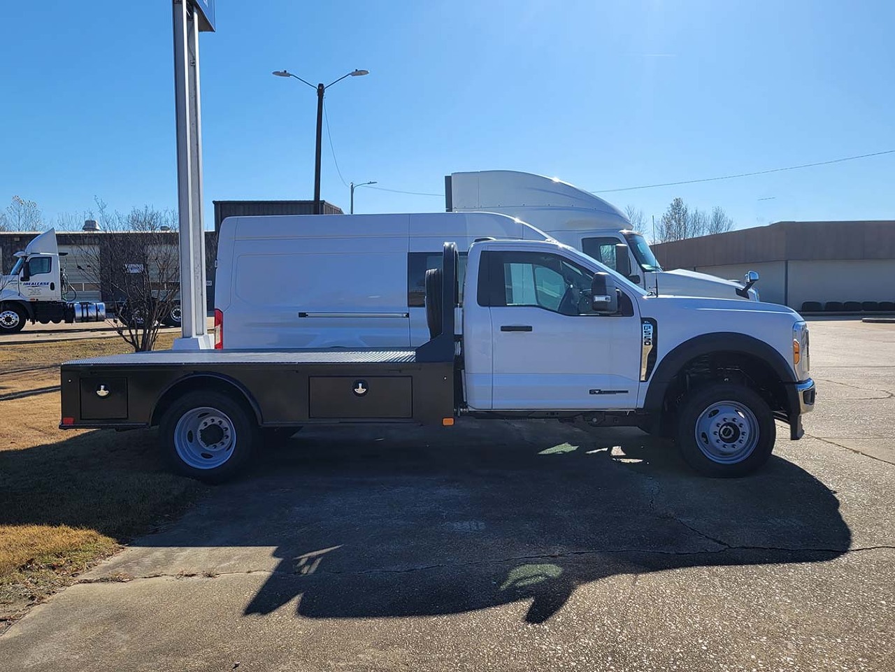 2023 FORD F-550 FLATBED TRUCK FOR SALE #3067