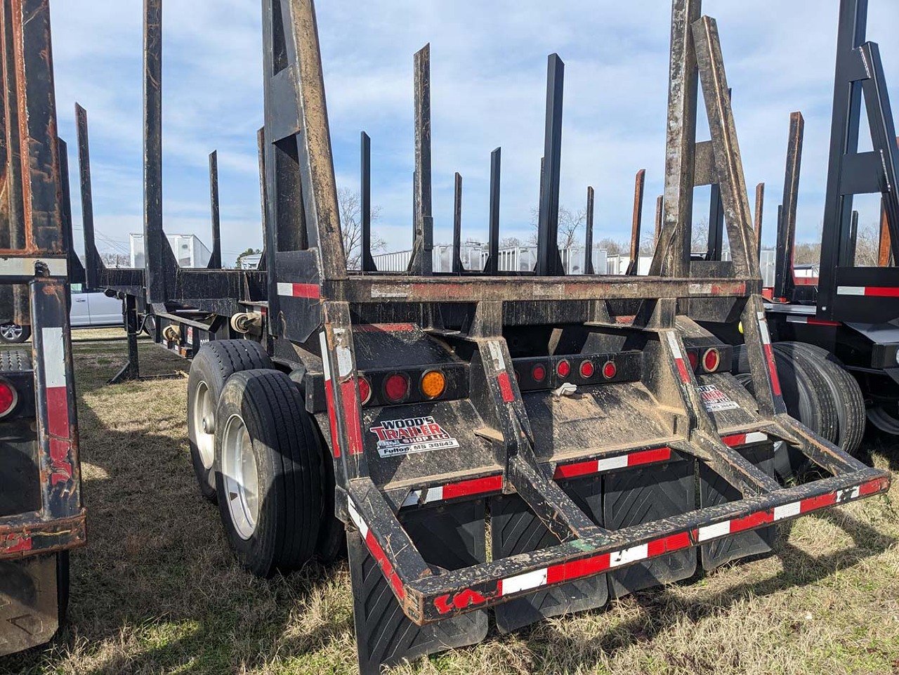 USED 2021 WOODS 40 FT FORESTRY - LOG TRAILER #3125