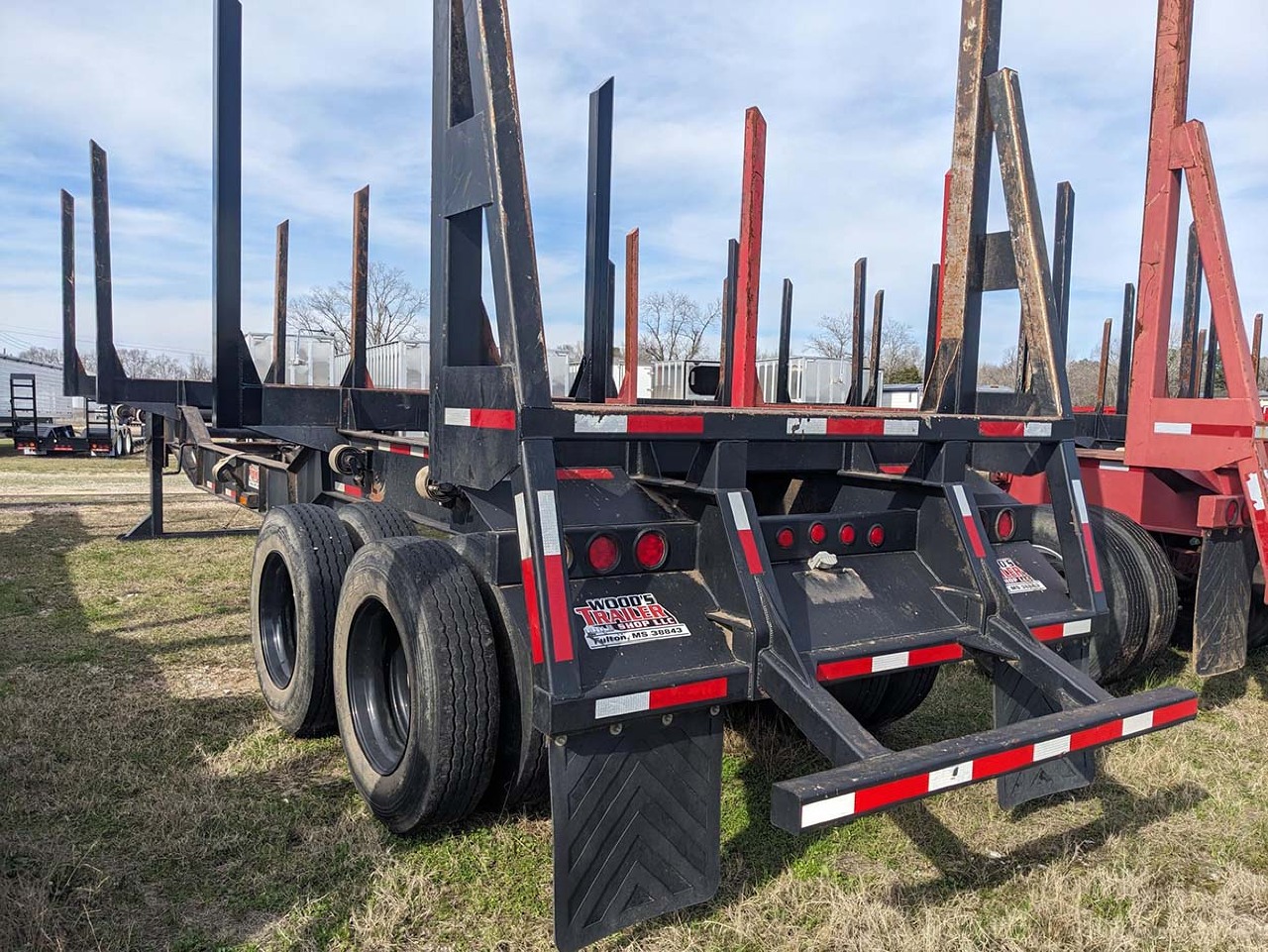 USED 2022 WOODS 40 FT FORESTRY - LOG TRAILER #3128