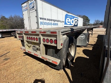 USED 2015 MAC 48 FT ALUM FLATBED TRAILER #3147-4