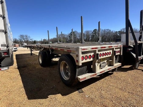 USED 2015 MAC 48 FT ALUM FLATBED TRAILER #3147-6