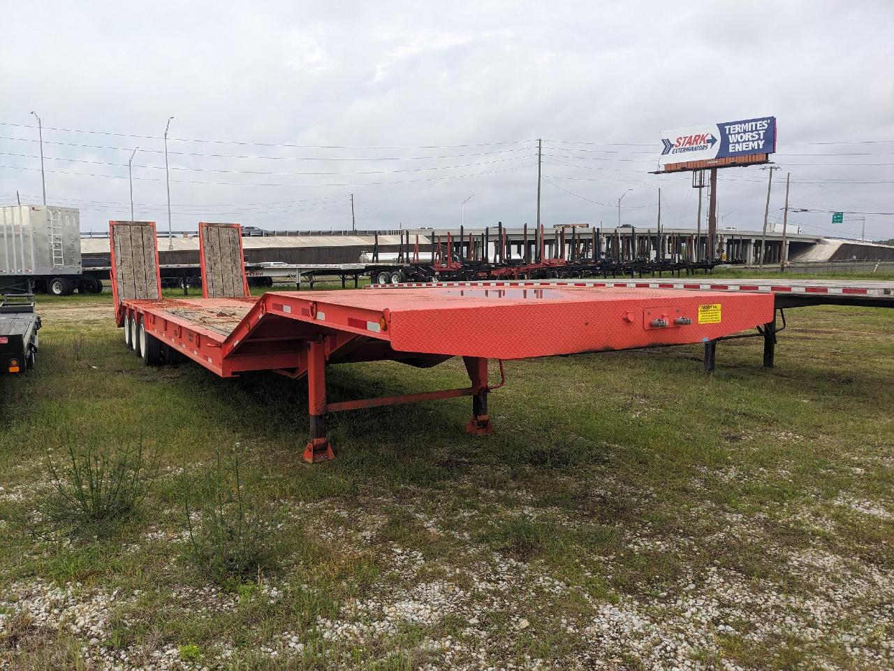 USED 2019 MAGNOLIA 55 TON DETACH LOWBOY TRAILER #3185