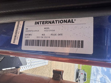 USED 2020 INTERNATIONAL HX 520 DAYCAB TRUCK #3552-7