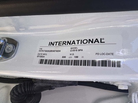 NEW 2024 INTERNATIONAL CV FLATBED TRUCK #3584-7
